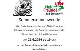 Einladung zur Sommersonnenwende mit Lagerfeuer